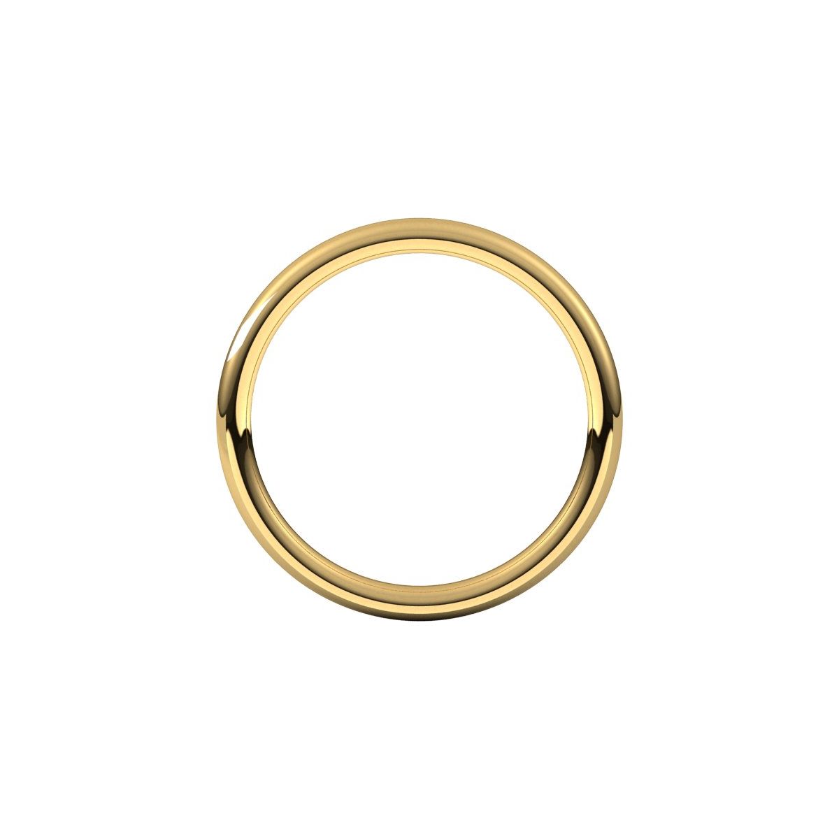 European Comfort-Fit Band — Standard · 2 mm, yellow gold
