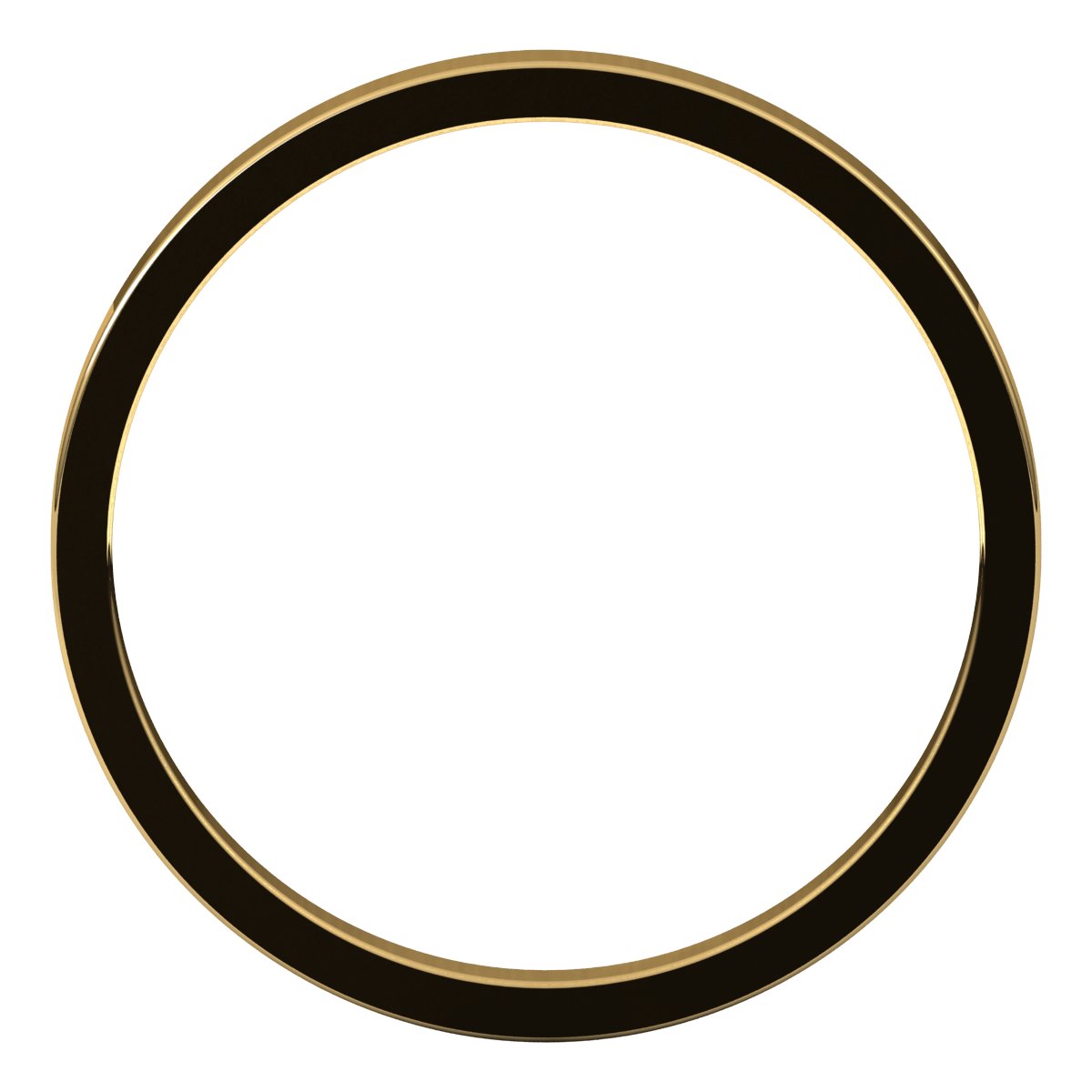 Flat Band — Standard · 2 mm, yellow gold