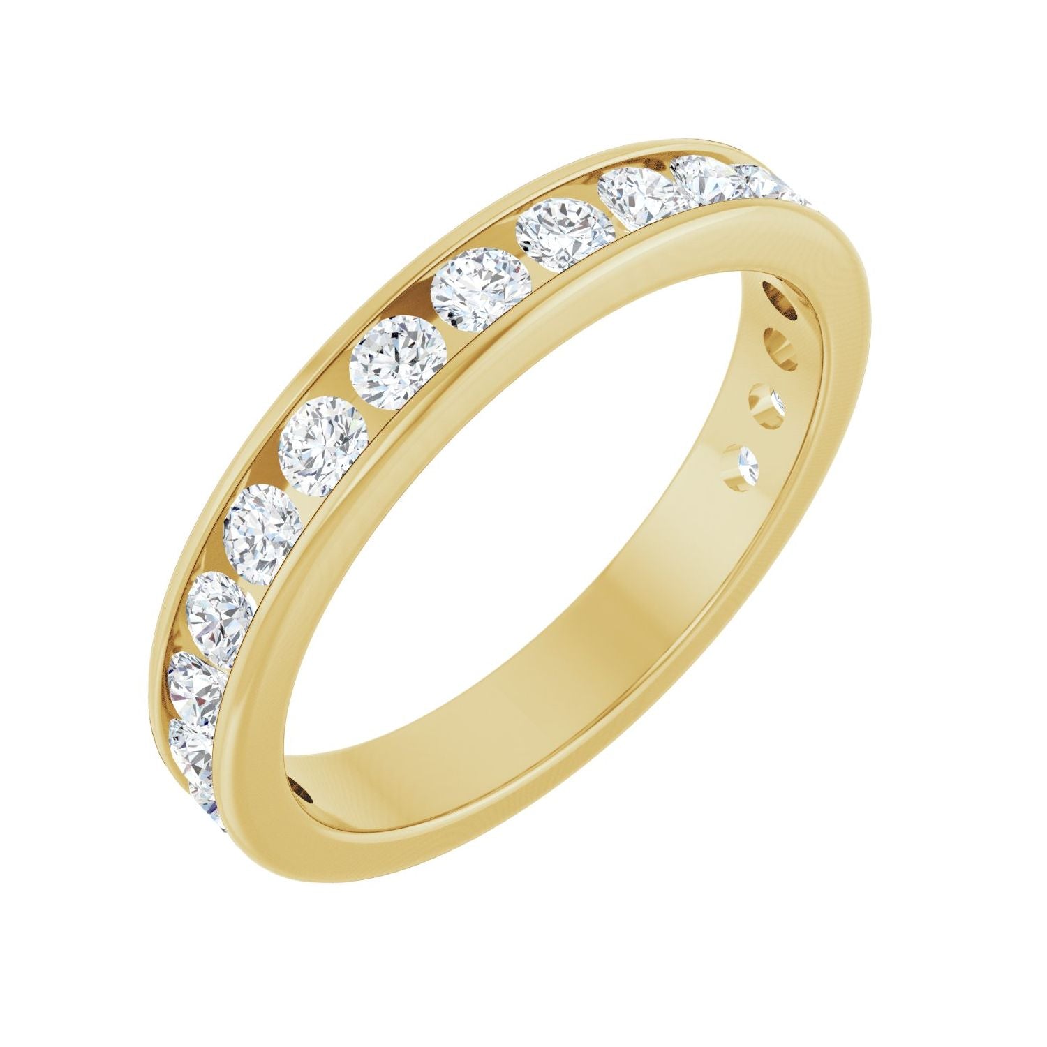Avenue — Round · 2.25 mm · 3/4 ctw, yellow gold