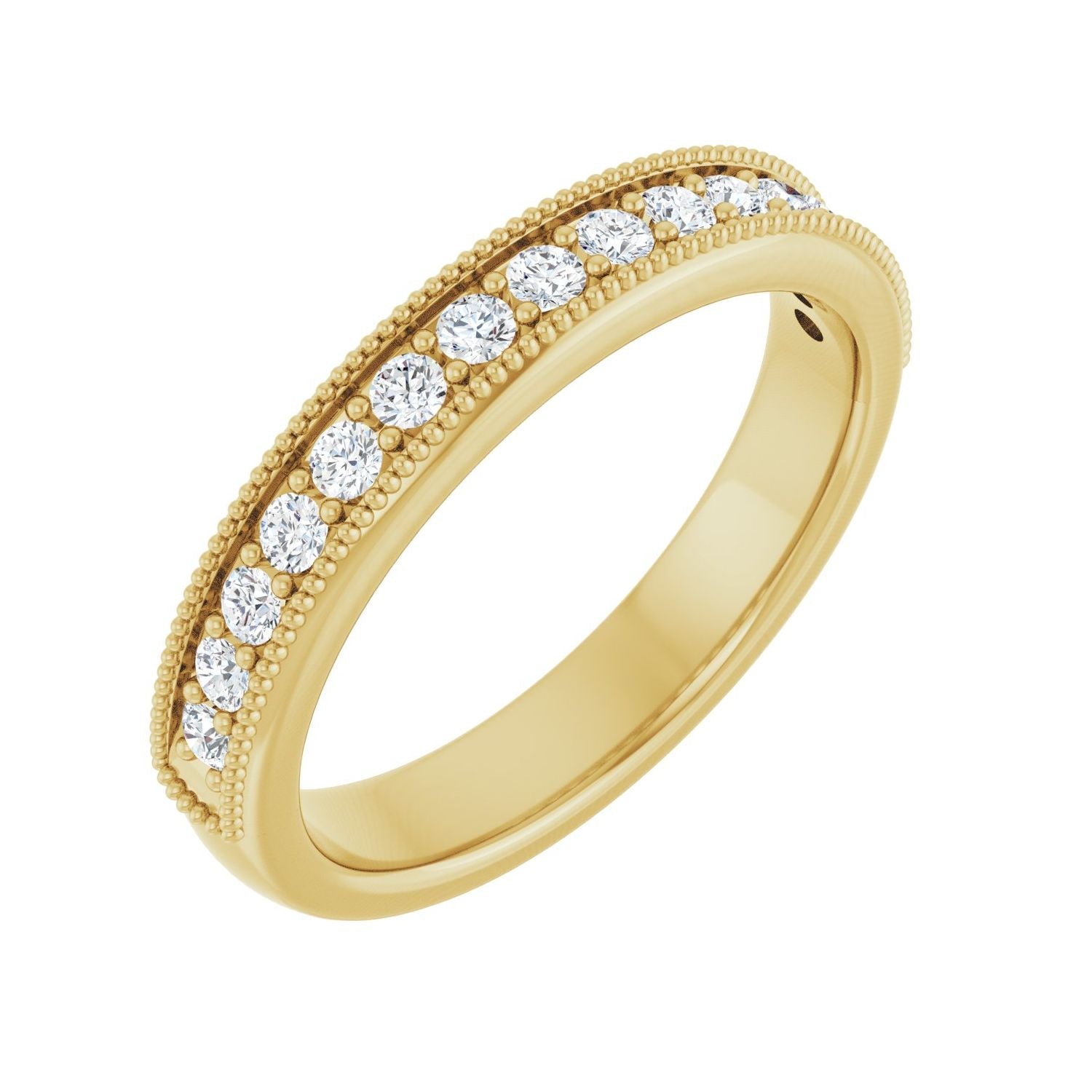 Dahlia — Round · 1.75 mm · 1/3 ctw, yellow gold