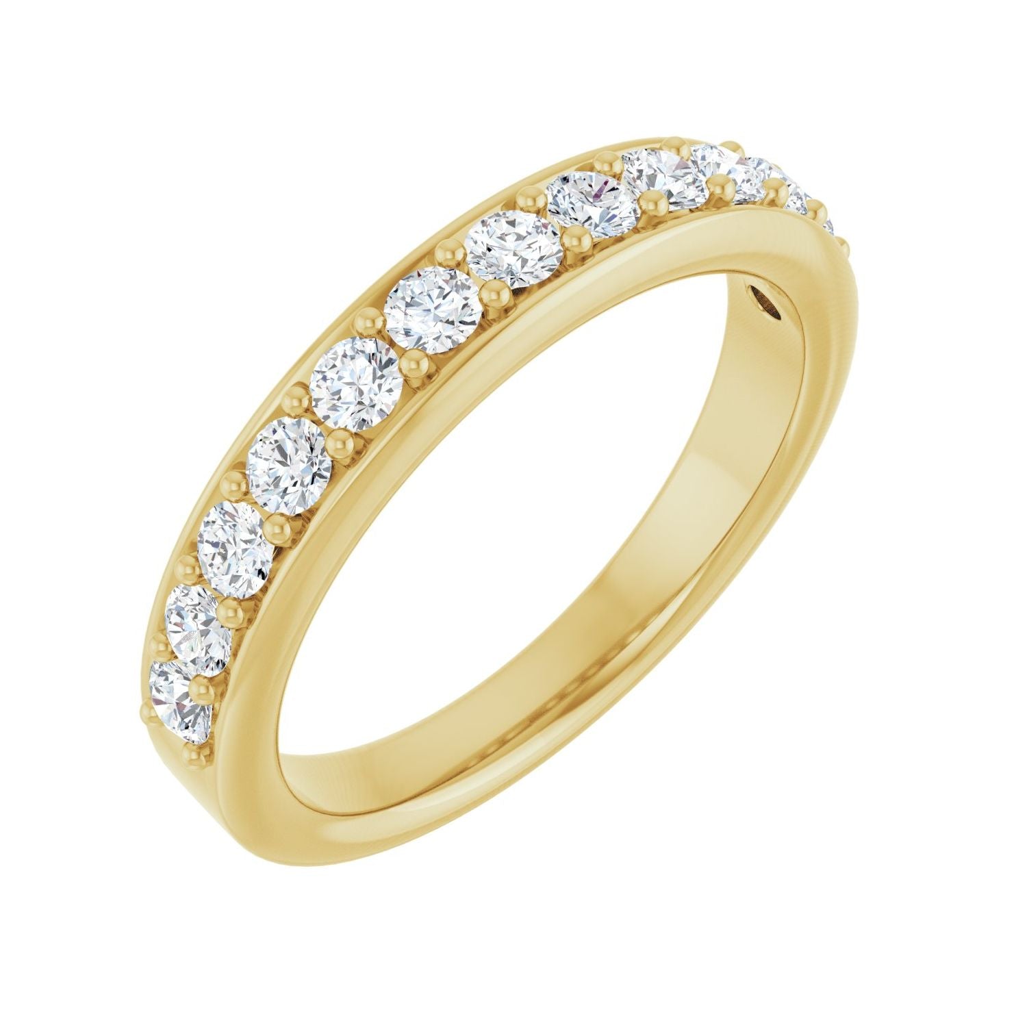 Union — Round · 2.25 mm · 1/2 ctw, yellow gold