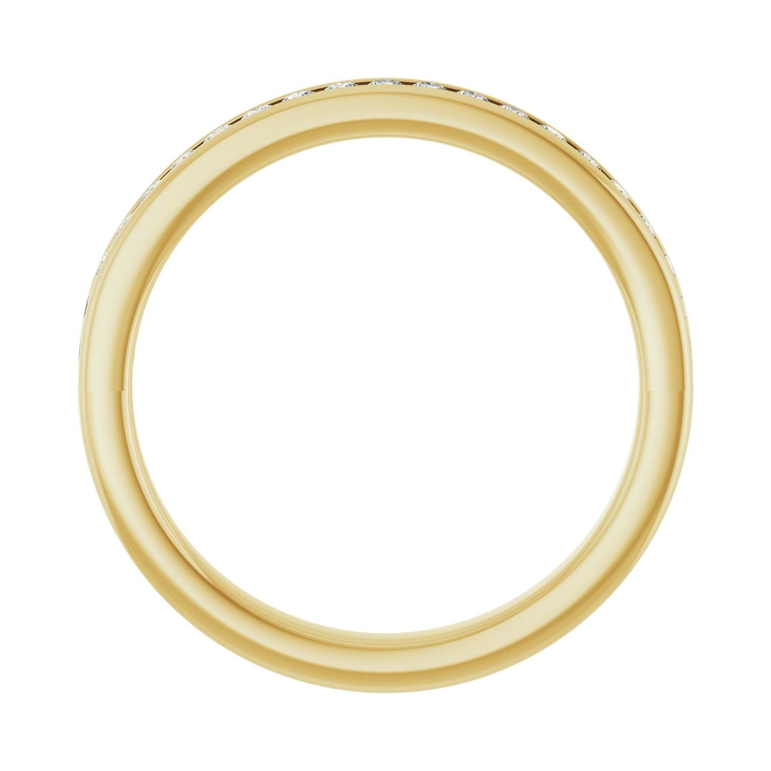 Amour — Round · 1 mm · 1/8 ctw, yellow gold