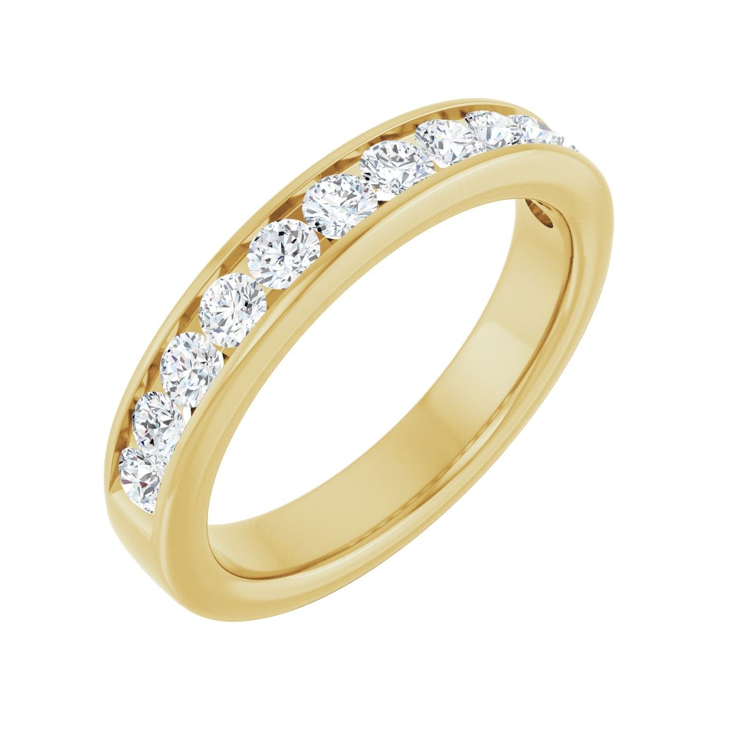Amour — Round · 2.5 mm · 3/4 ctw, yellow gold