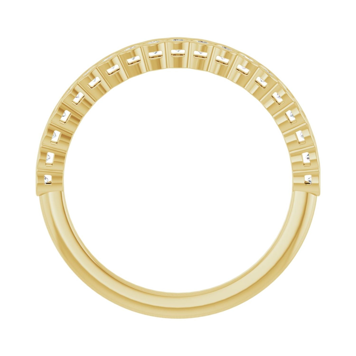 Olive — Round · 1.5 mm · 1/4 ctw, yellow gold