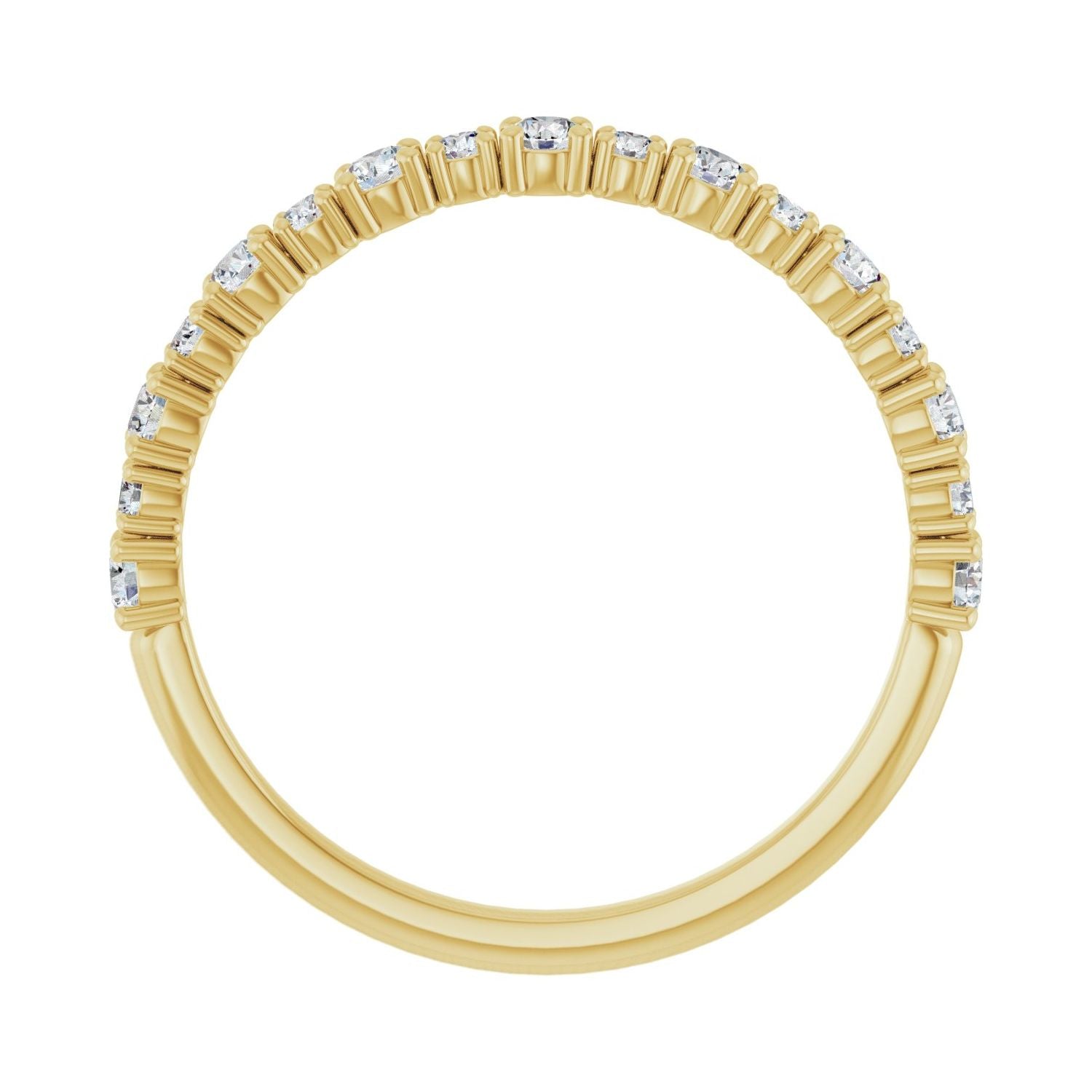 Sage — Round · 2 mm · 3/8 ctw, yellow gold
