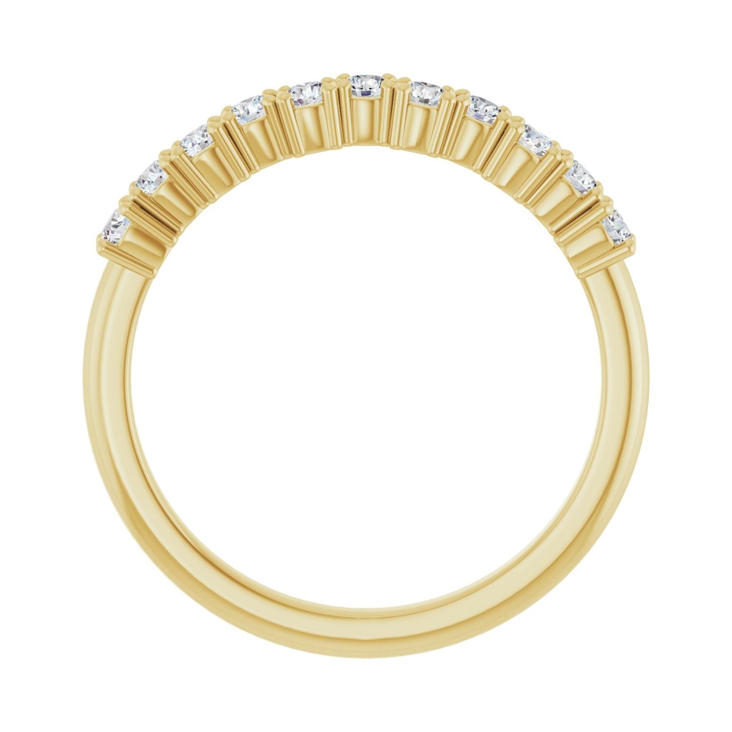 Adore — Round · 2 mm · 1/3 ctw, yellow gold