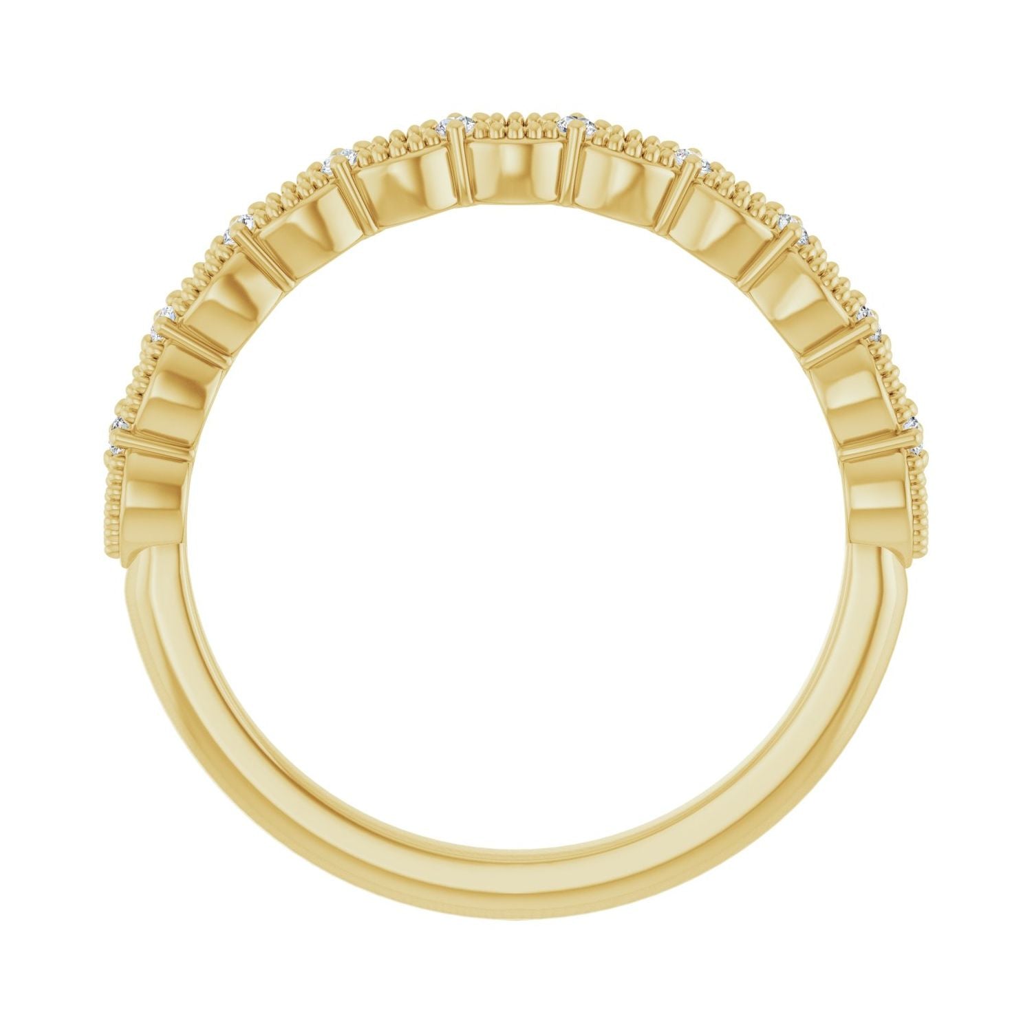 Serene — Round · 1.2 mm · 0.07 ctw, yellow gold