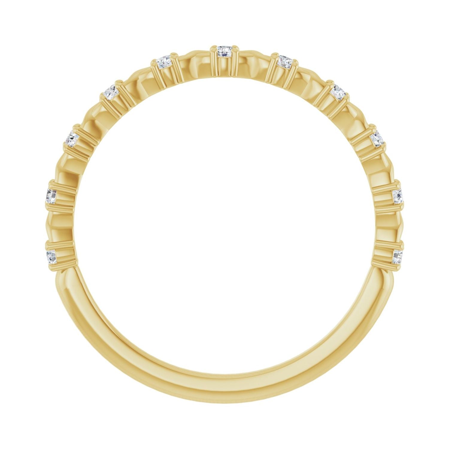 Devotion — Round · 1.5 mm · 1/6 ctw, yellow gold