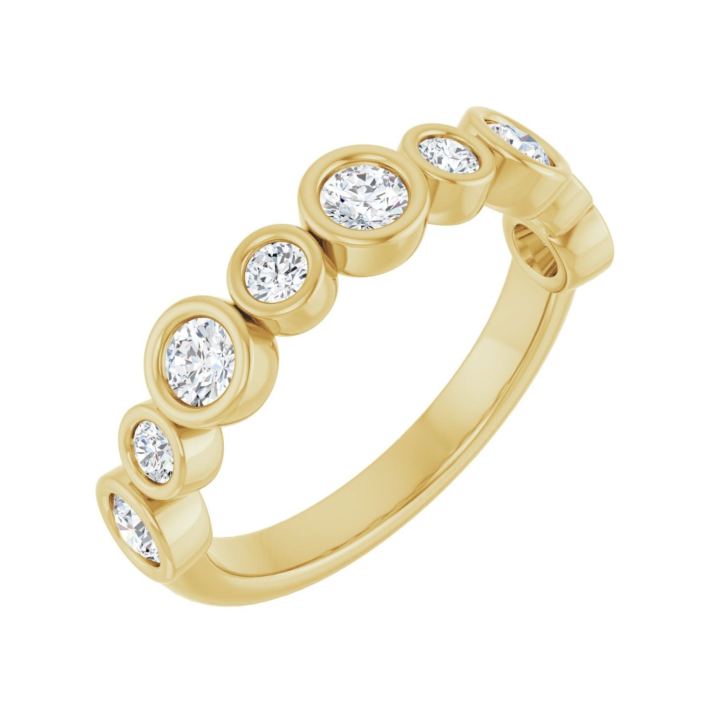 Vera — Round · 3 mm · 5/8 ctw, yellow gold