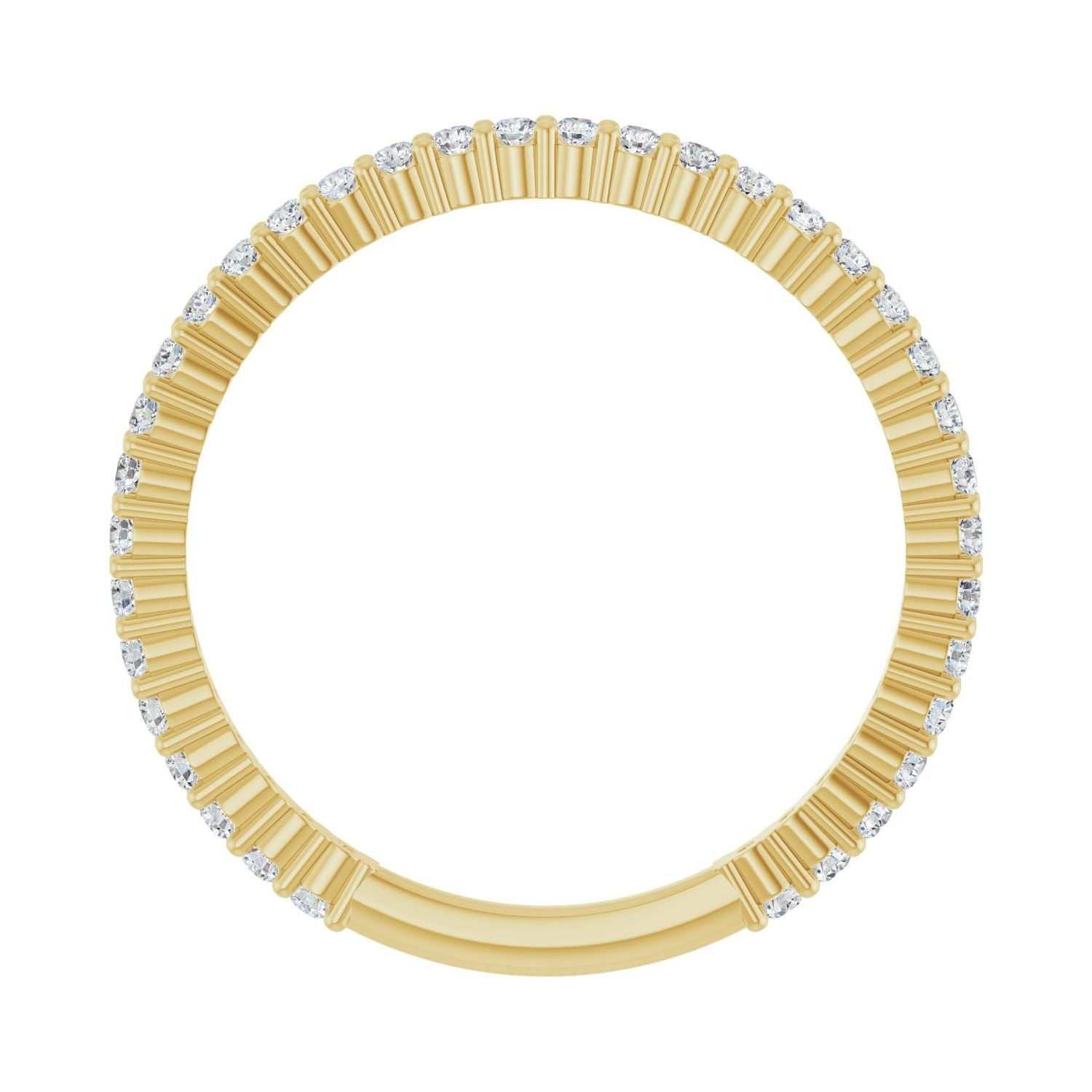 Yara — Round · 1.3 mm · 1/3 ctw, yellow gold