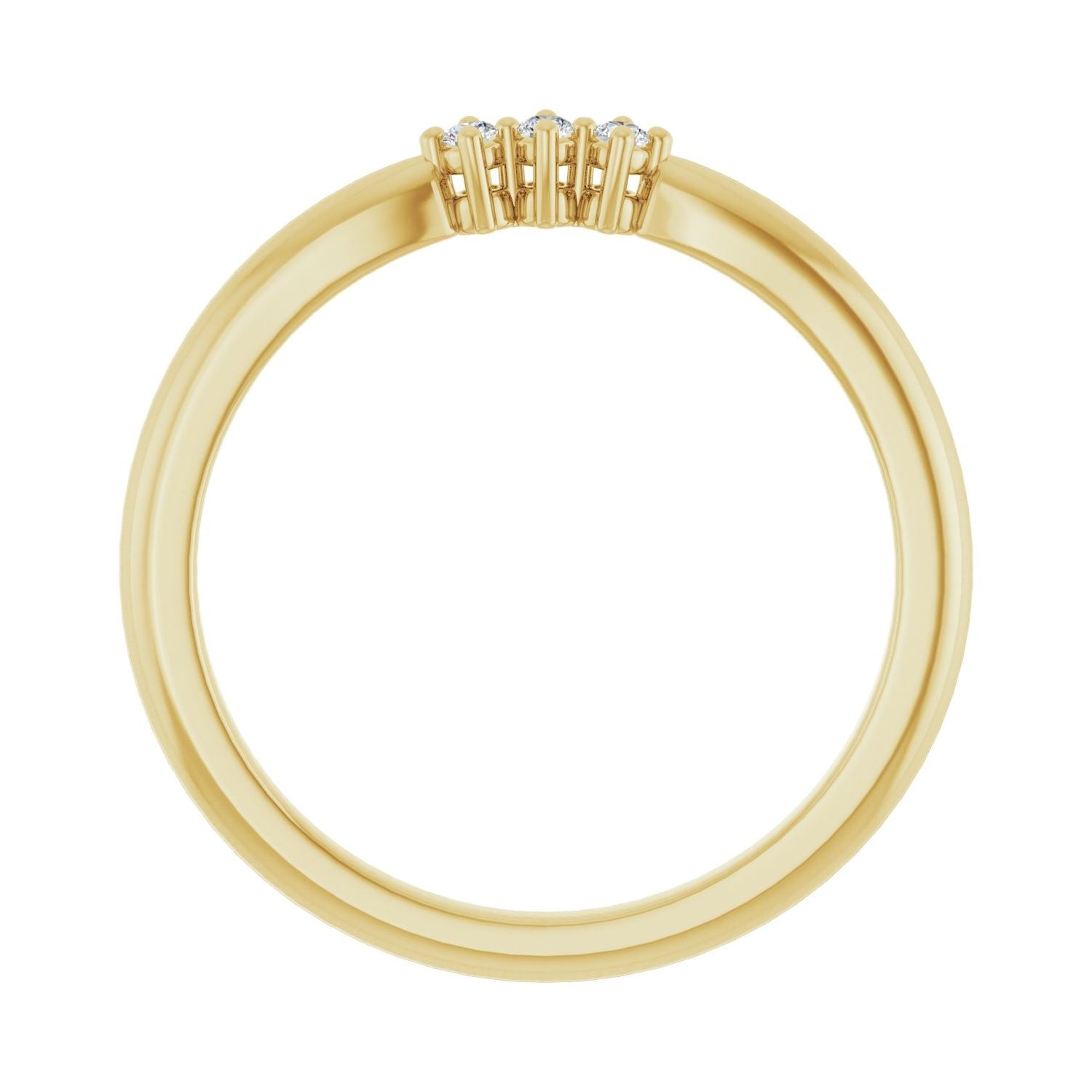 Lark — Round · 1.5 mm · 0.05 ctw, yellow gold