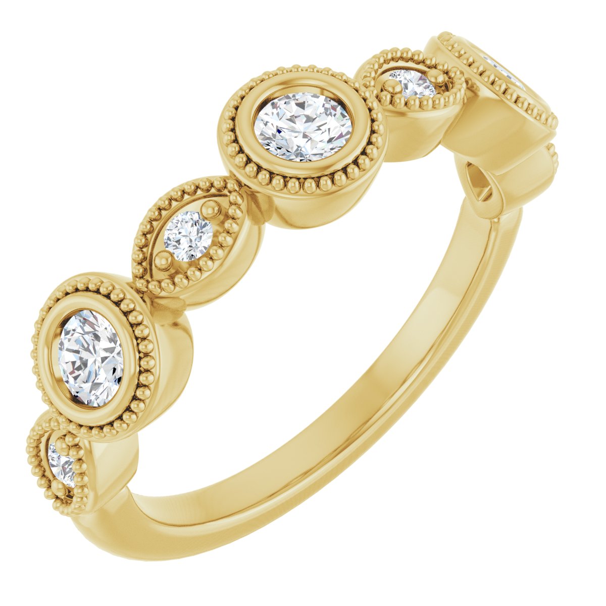 Dear — Round · 3.2 mm · 3/8 ctw, yellow gold