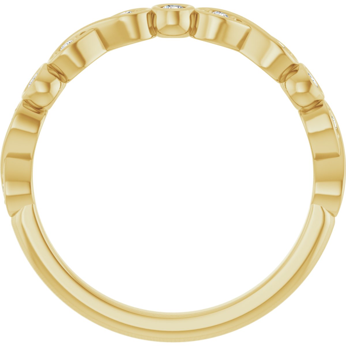 Ever — Round · 1.7 mm · 1/10 ctw, yellow gold