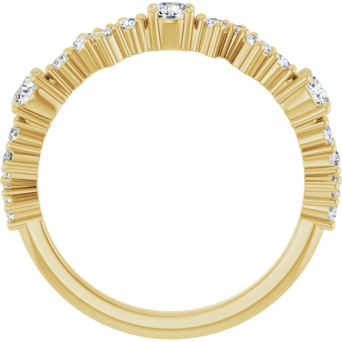 Cleo — Round · 3 mm · 1/2 ctw, yellow gold