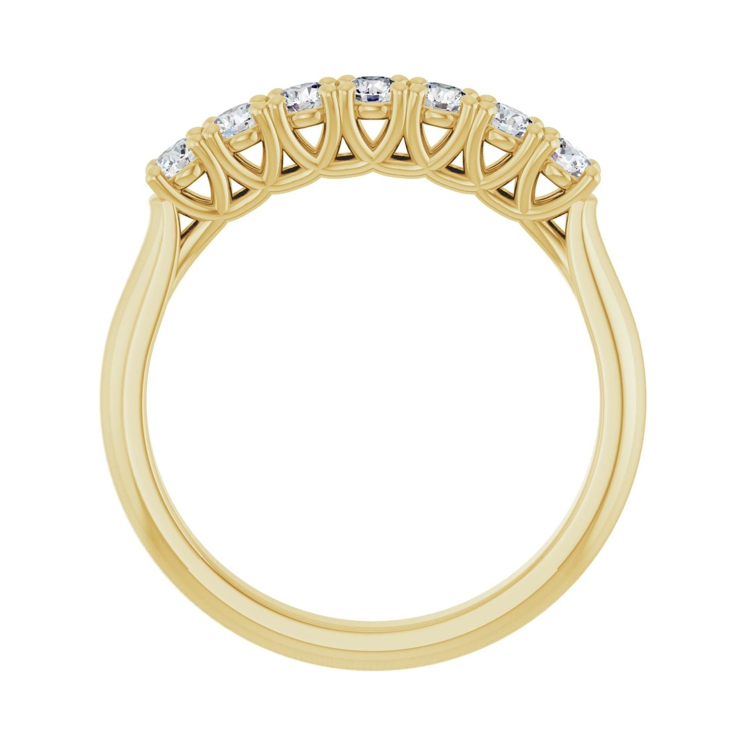 Cove — Round · 2.5 mm · 3/8 ctw, yellow gold