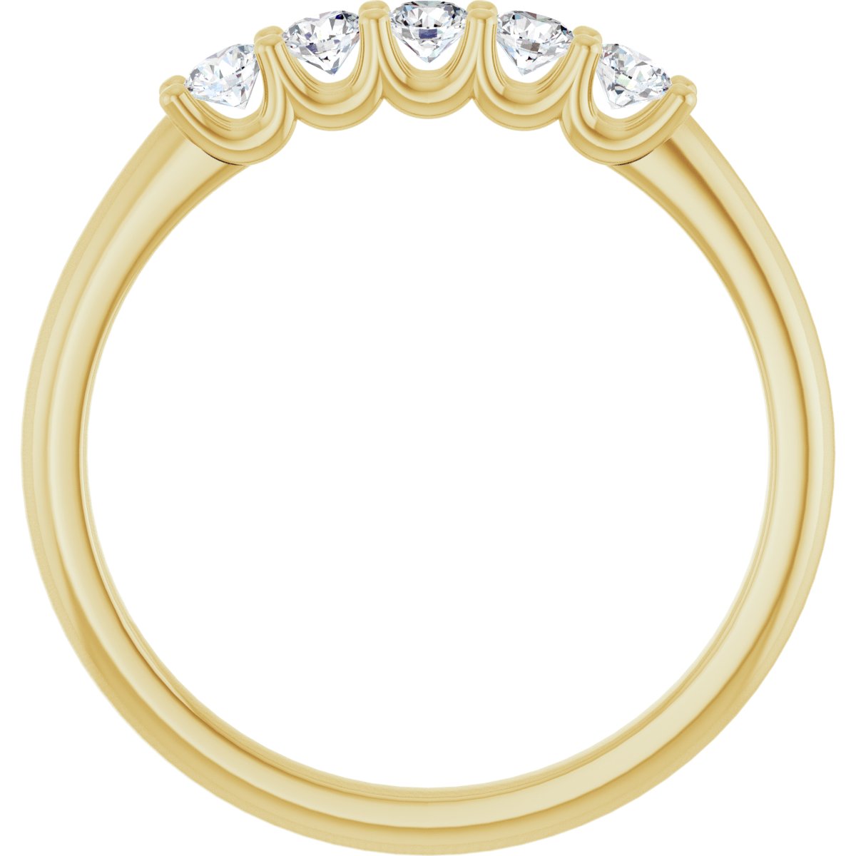 Cora — Round · 2.5 mm · 1/3 ctw, yellow gold