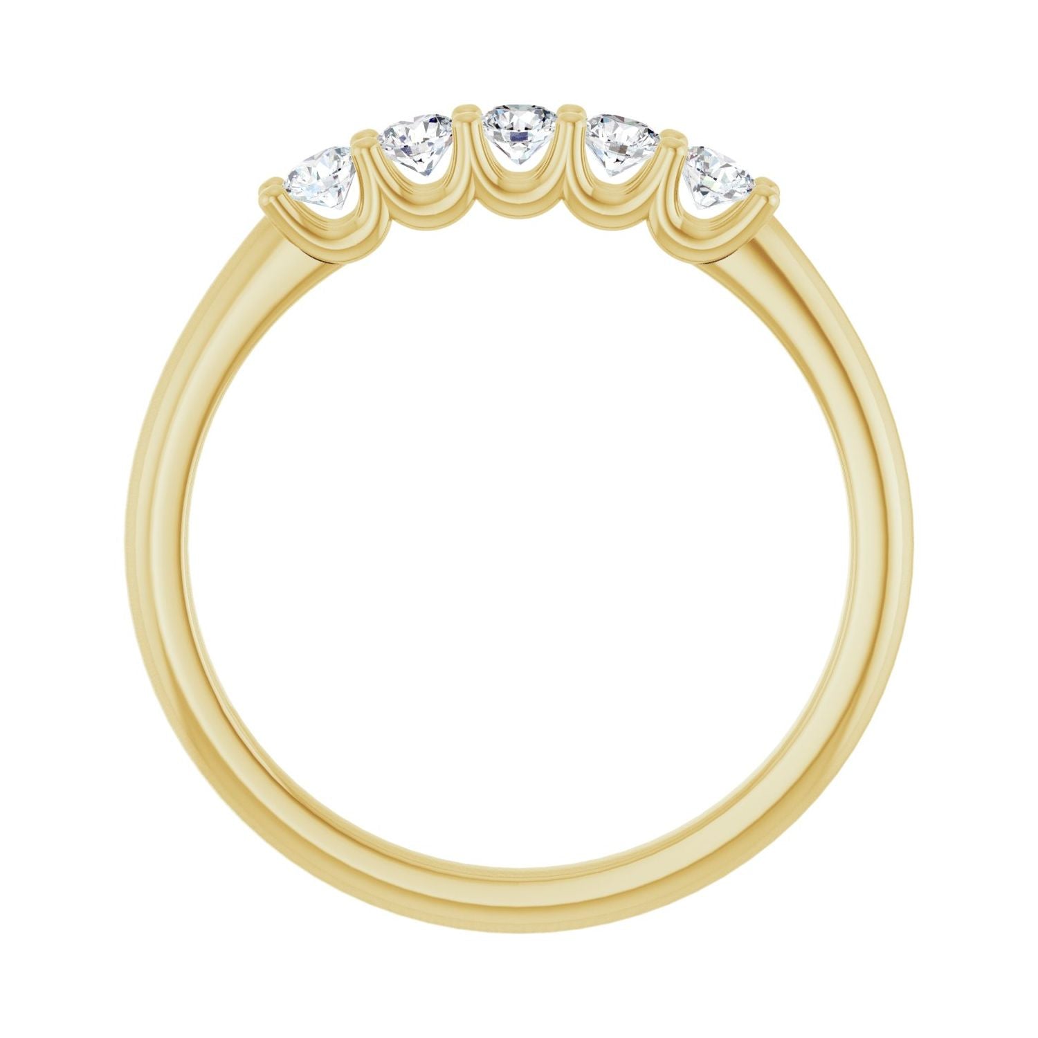 Fireside — Round · 2.5 mm · 1/3 ctw, yellow gold