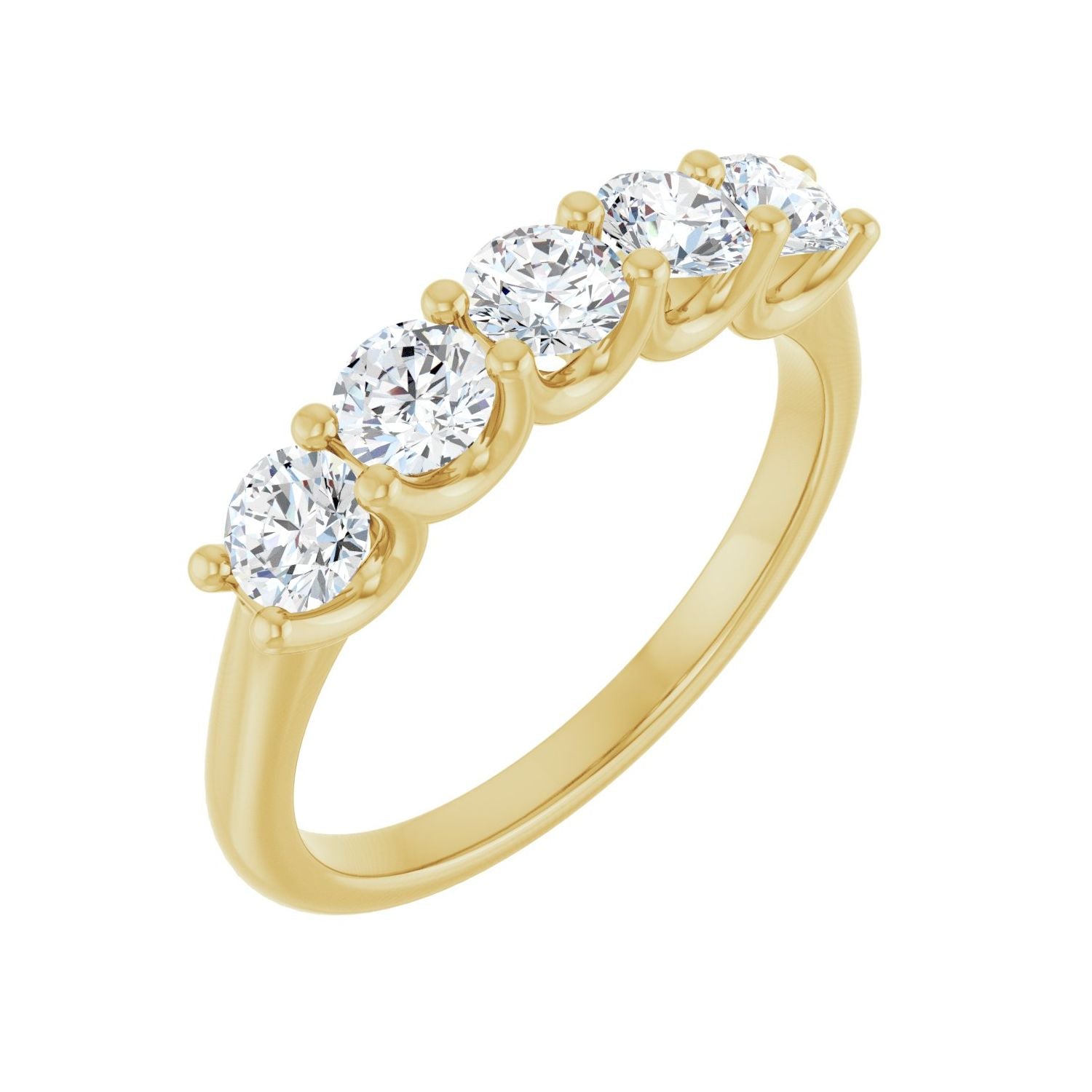 Fireside — Round · 3.75 mm · 1 ctw, yellow gold