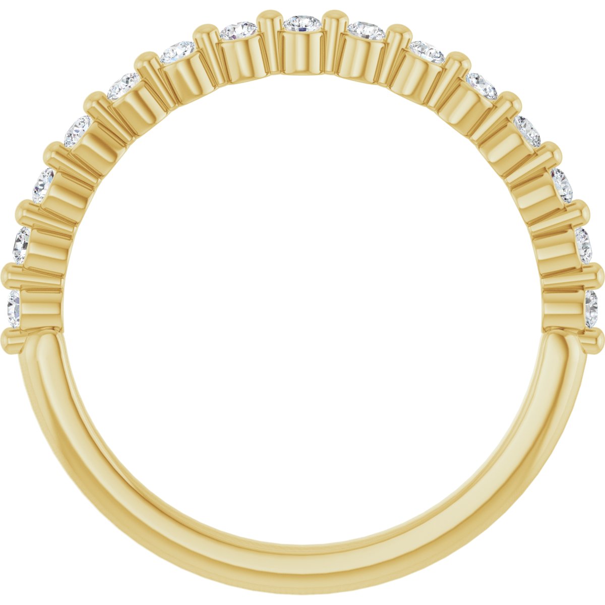Elise — Round · 1.5 mm · 1/5 ctw, yellow gold