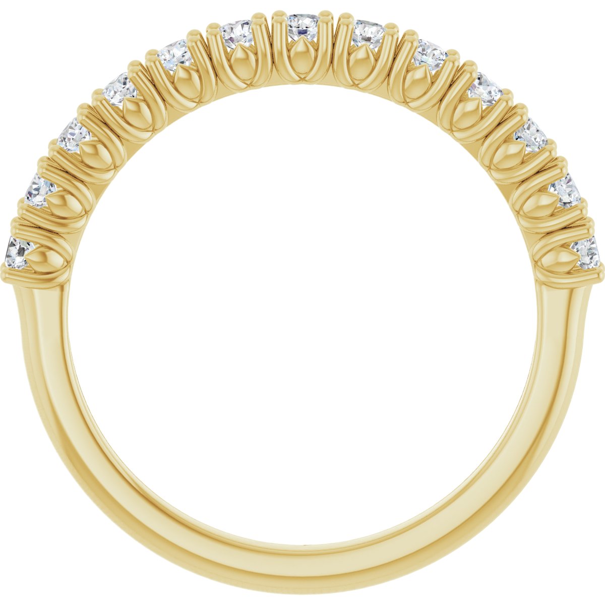 Lena — 2 mm, yellow gold