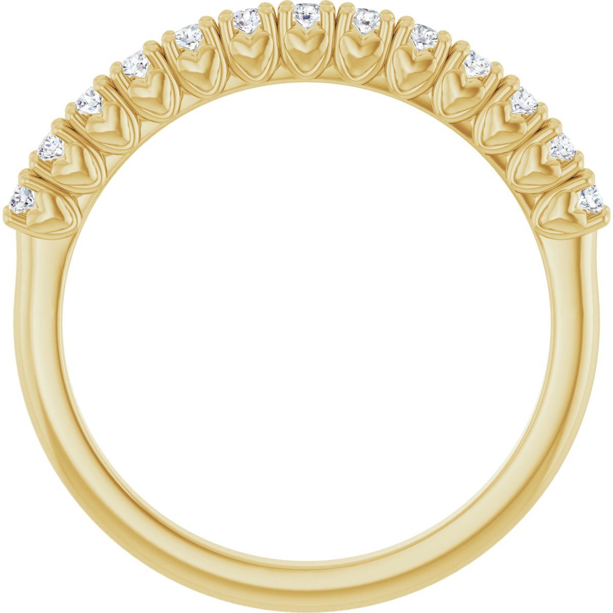 Nora — Round · 1.5 mm · 1/5 ctw, yellow gold