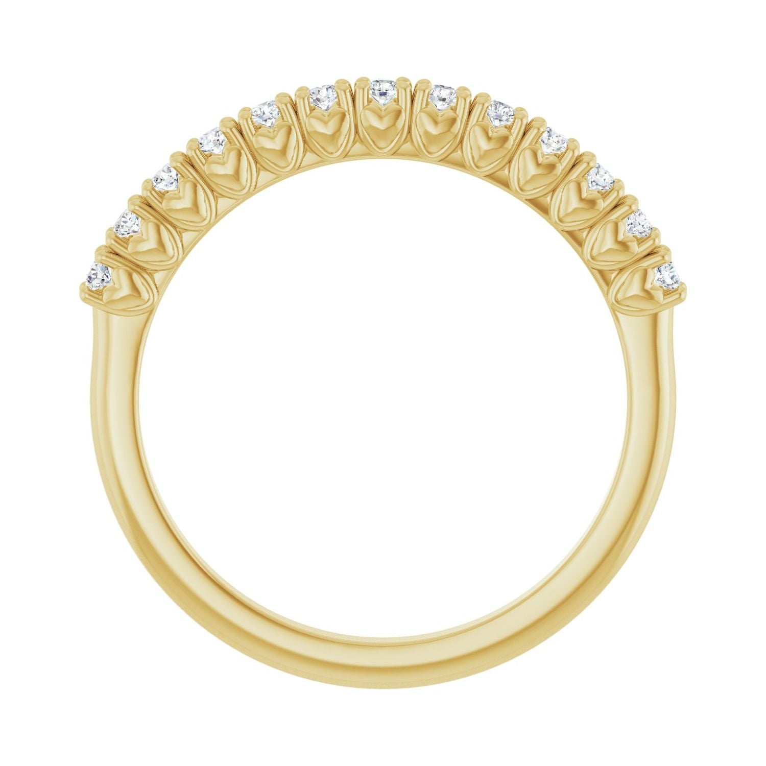 Echo — Round · 1.5 mm · 1/5 ctw, yellow gold