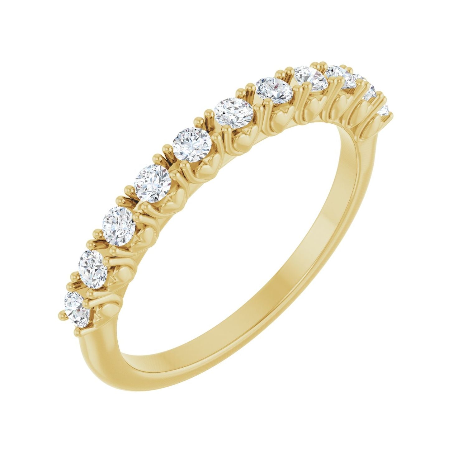 Echo — Round · 2 mm, yellow gold
