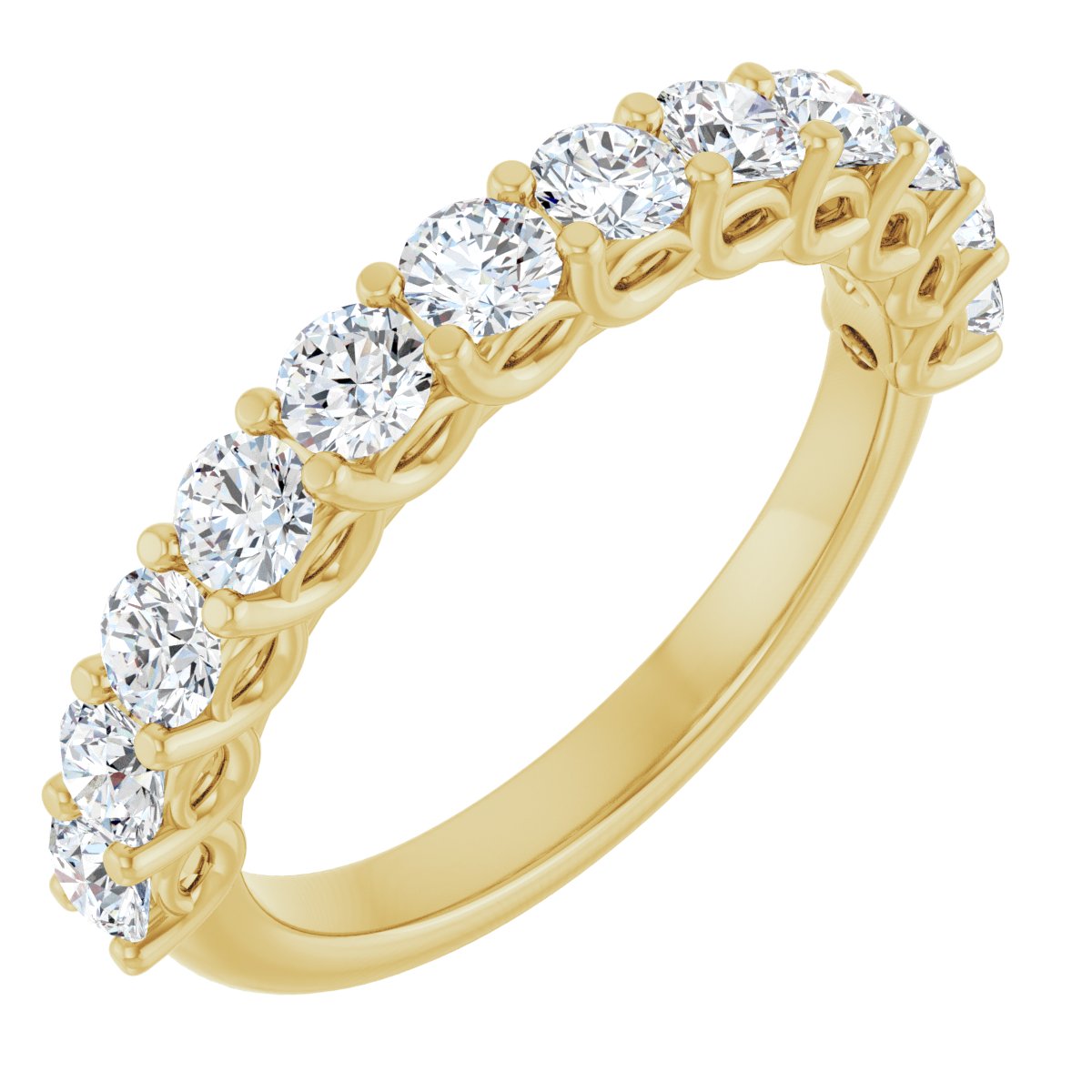 Sloane — Round · 3 mm · 1 1/5 ctw, yellow gold
