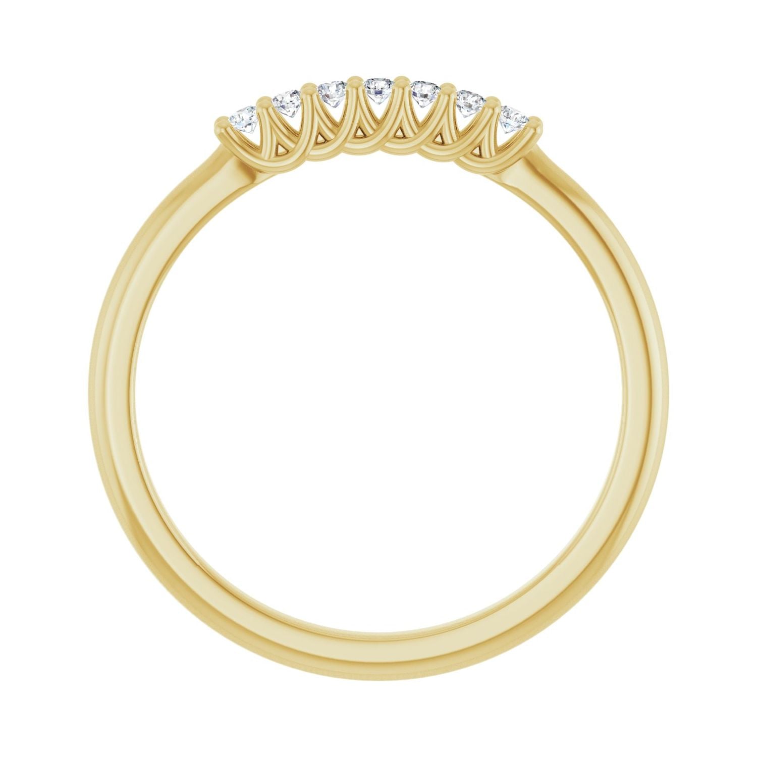 Constance — Round · 1.5 mm · 1/10 ctw, yellow gold