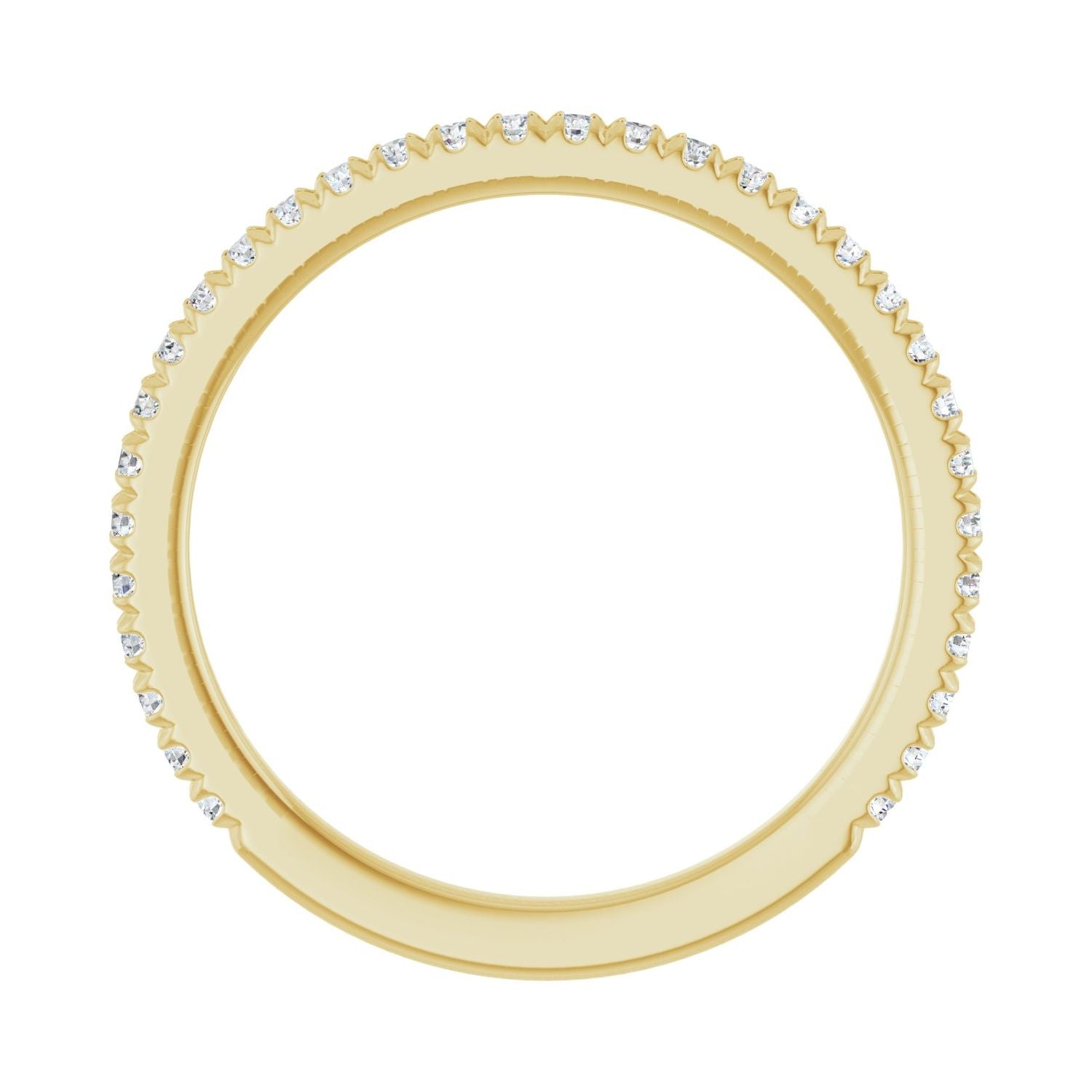 Adele — Round · 1.3 mm · 1/4 ctw, yellow gold