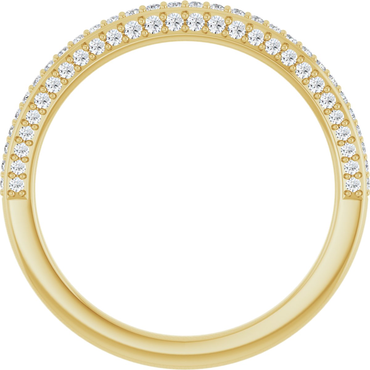 Bianca — 1 mm, yellow gold