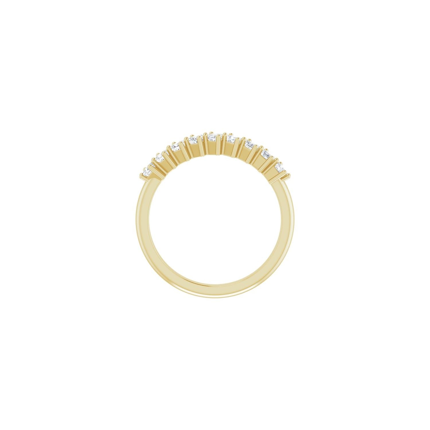 Springtime — Princess · 2 mm · 1/2 ctw, yellow gold