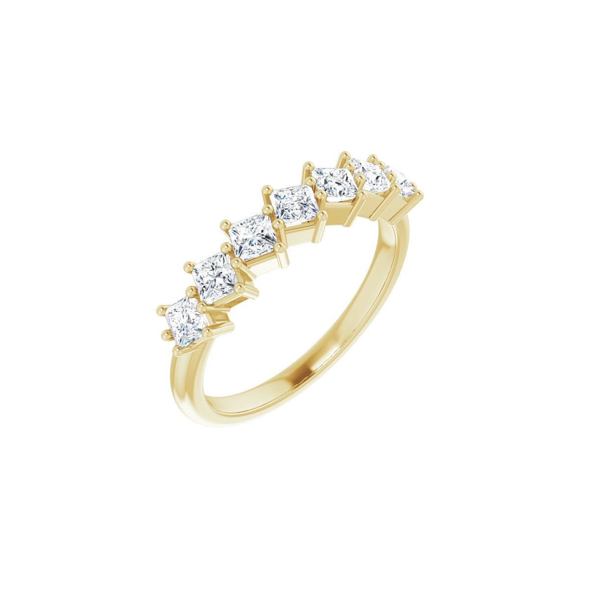 Colette — Princess · 2.75 mm · 3/4 ctw, yellow gold