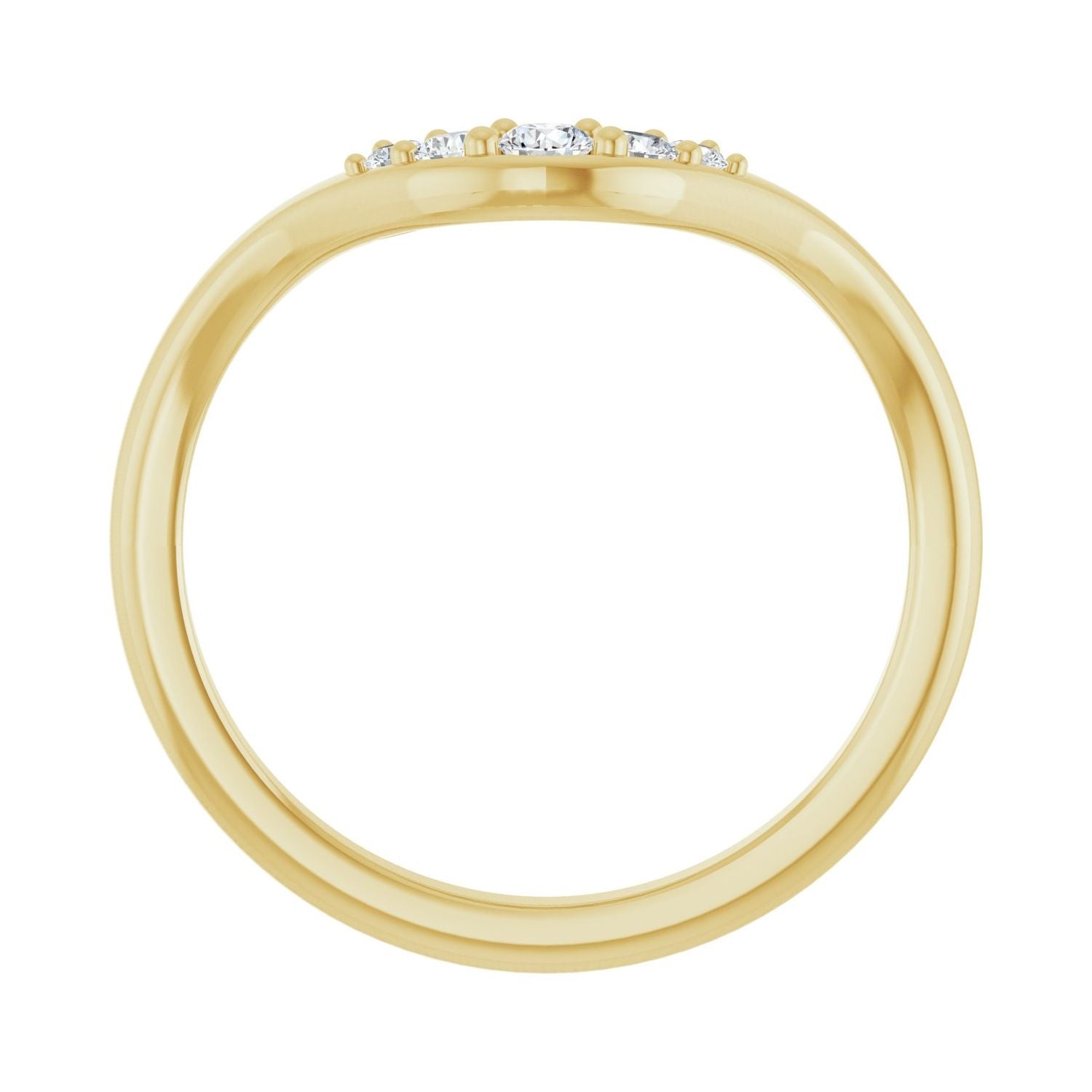 Rosy — Round, yellow gold