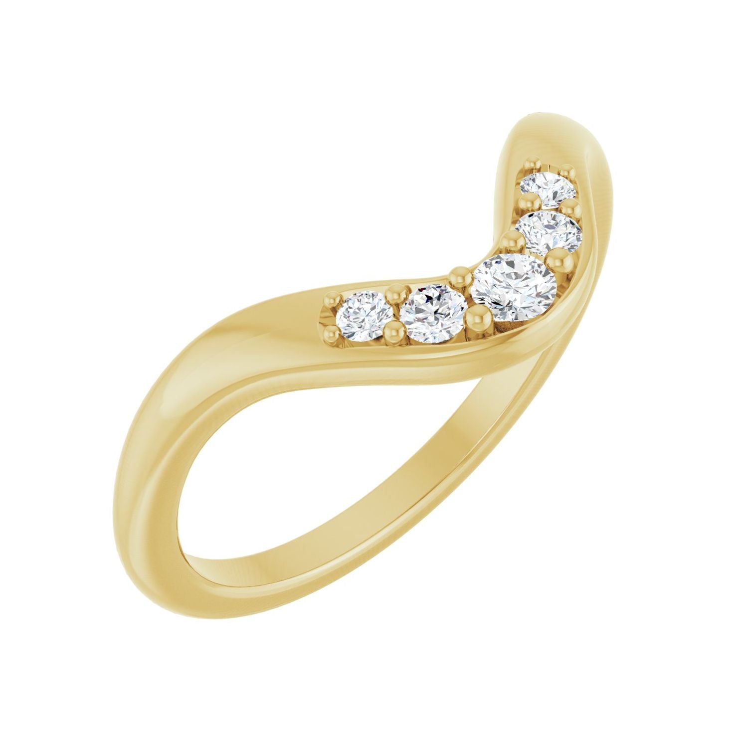 Rosy — Round, yellow gold