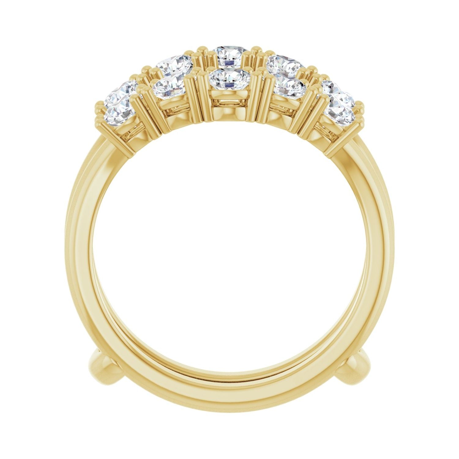 Moonglow — 3.2 mm, yellow gold
