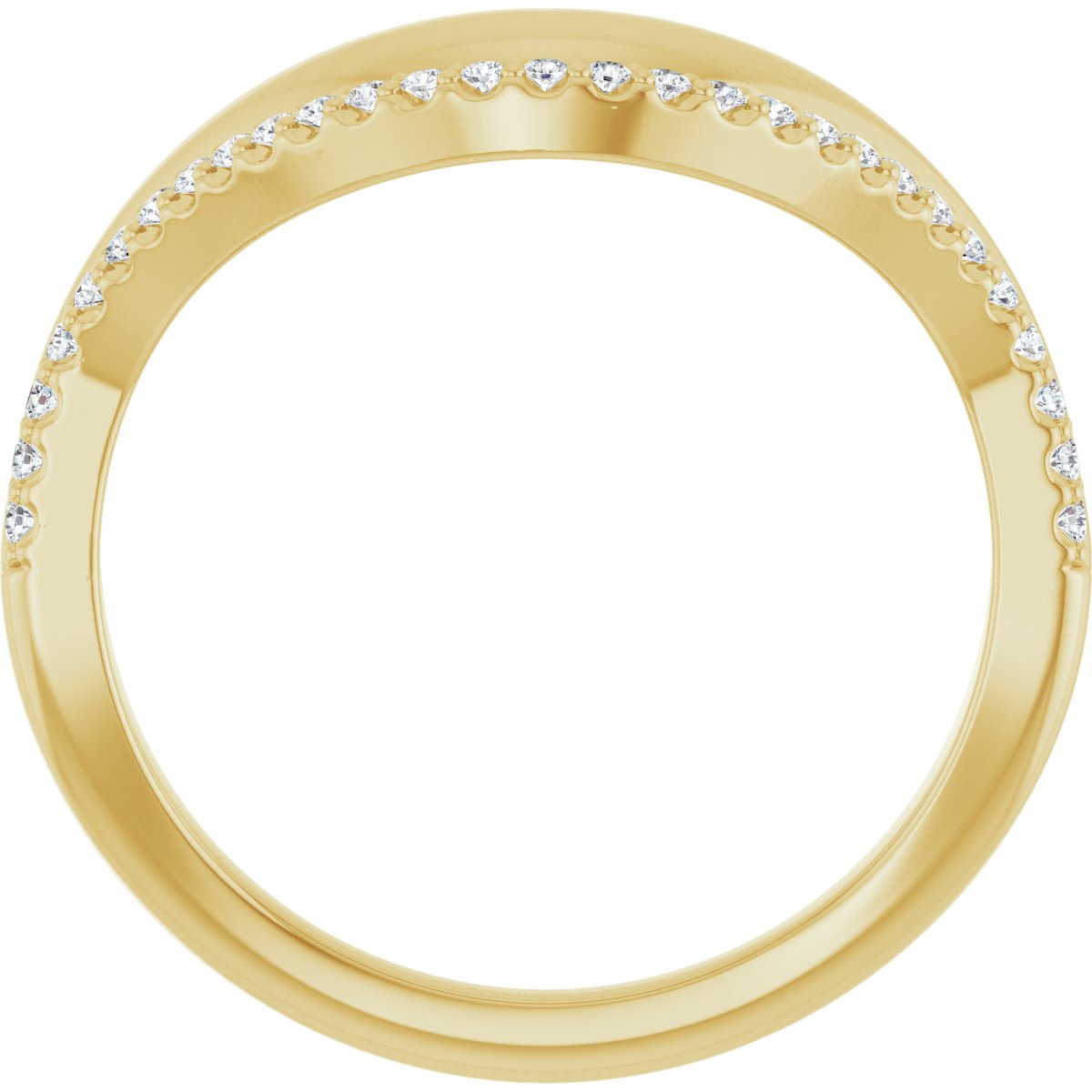 Ada — 1 mm, yellow gold