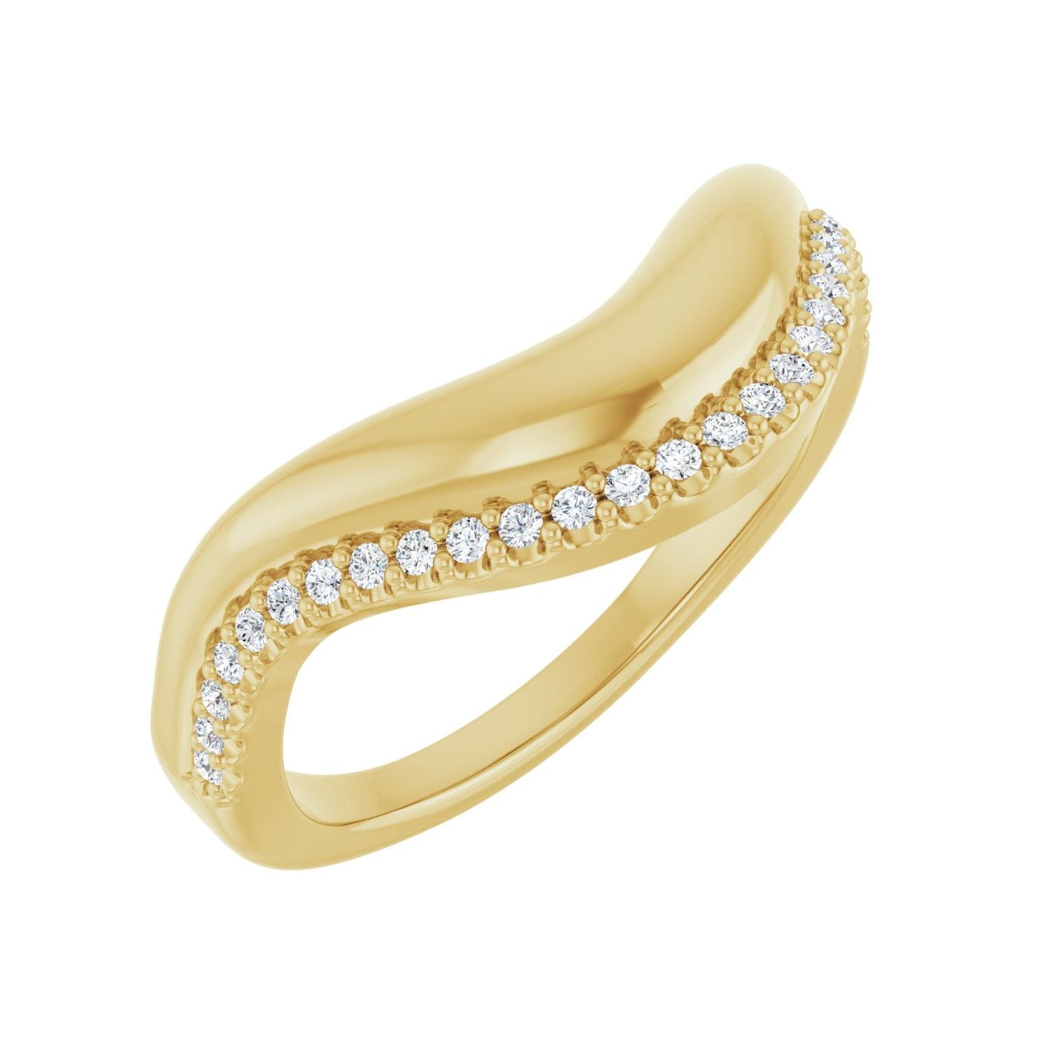 Ada — 1 mm, yellow gold