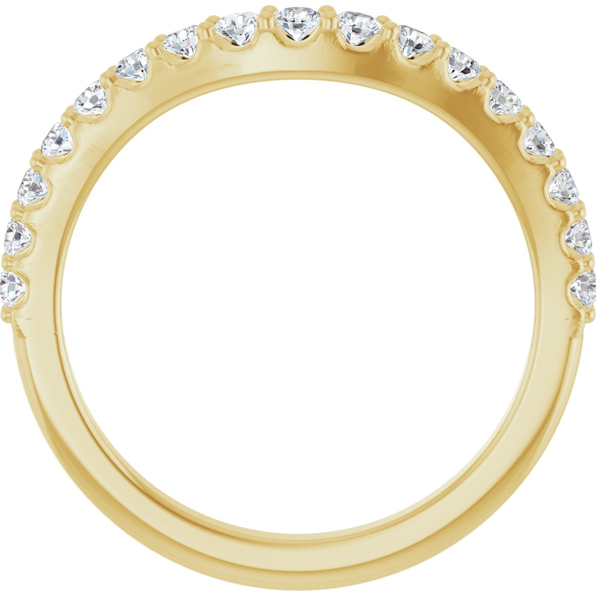 Edie — 2 mm · 3/8 ctw, yellow gold