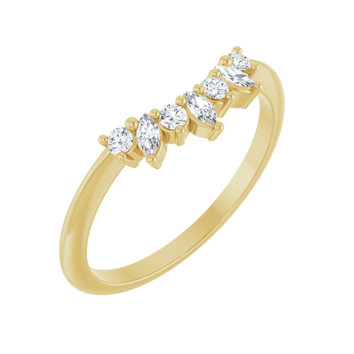Happiness — 3 x 1.5 mm, yellow gold