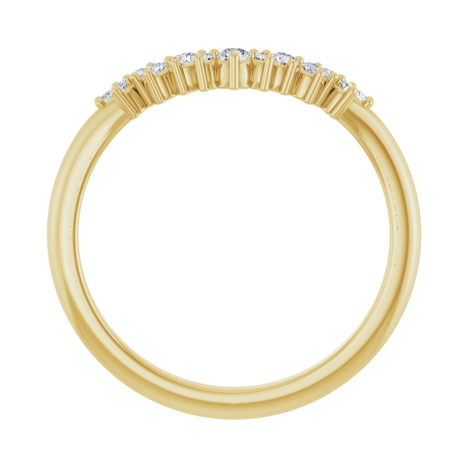 Repose — Round, yellow gold