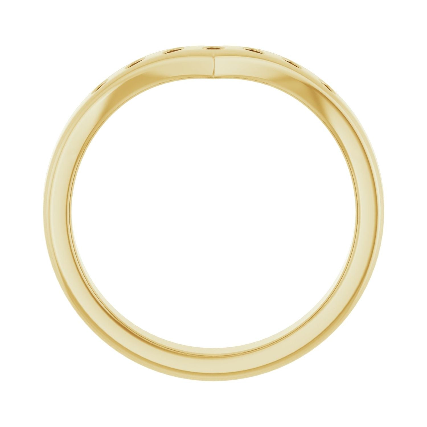 Gardenias — 1.5 mm, yellow gold