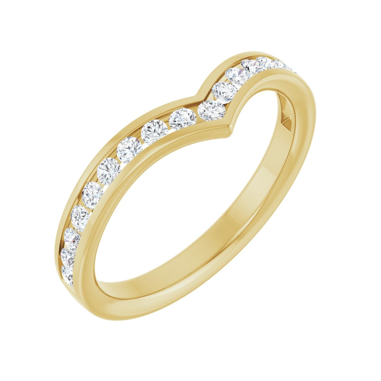 Feather — 1.7 mm · 3/8 ctw, yellow gold