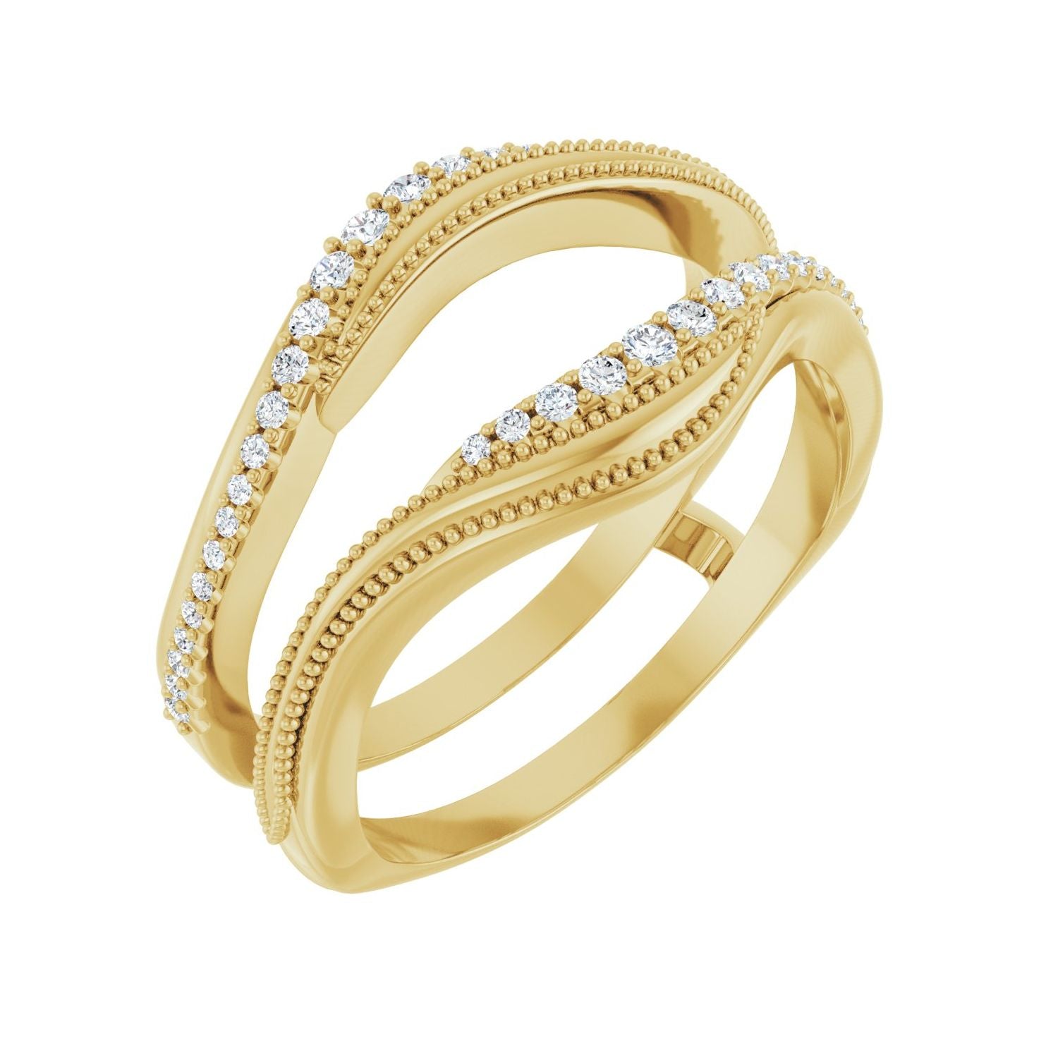 Forsythia — Round, yellow gold