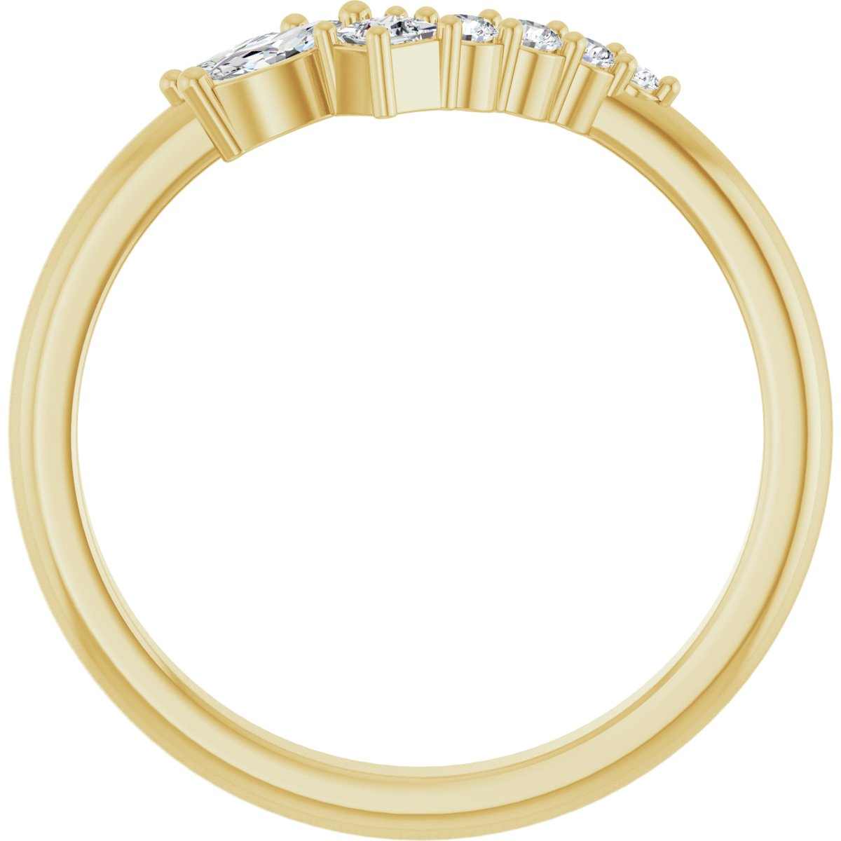 Jessa — yellow gold