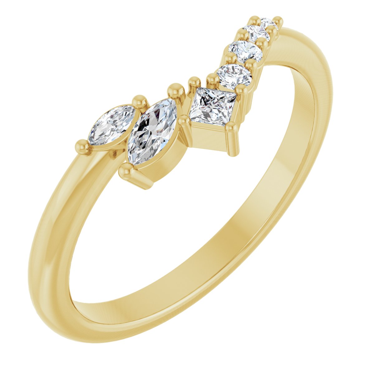 Jessa — yellow gold