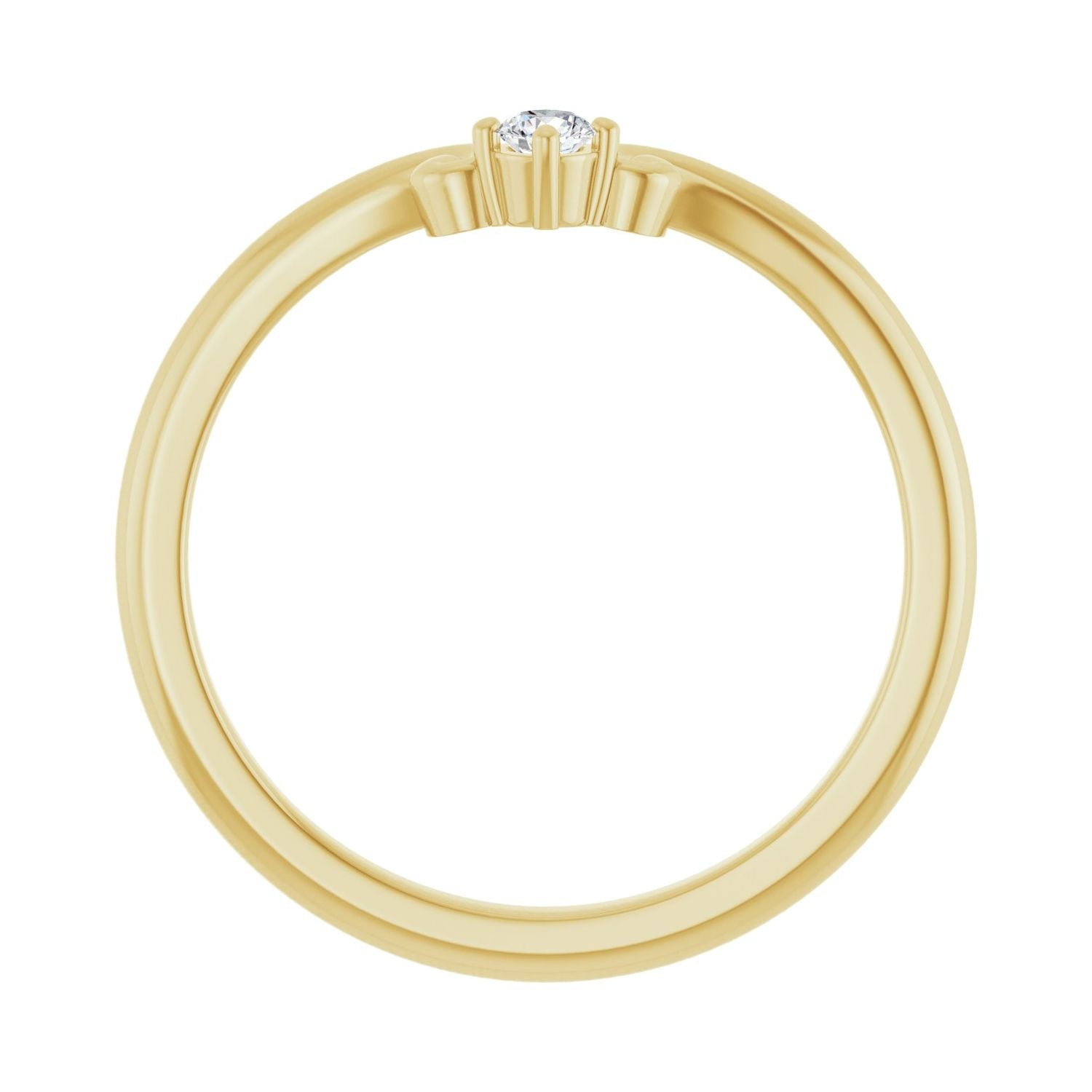 Kendall — Round · 2.5 mm · 0.06 ctw, yellow gold
