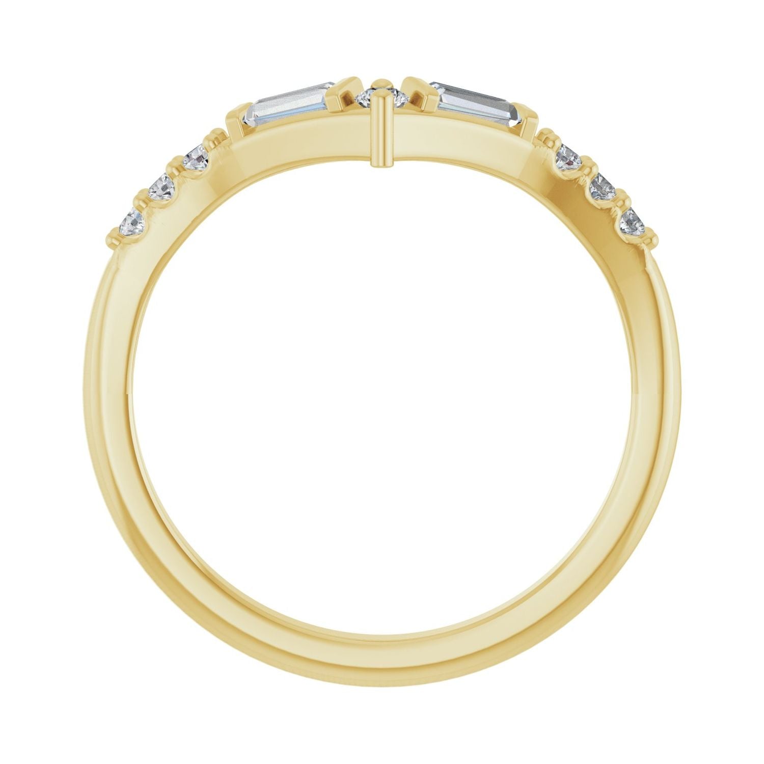 Precious — 3.5 x 2 mm · 1/4 ctw, yellow gold