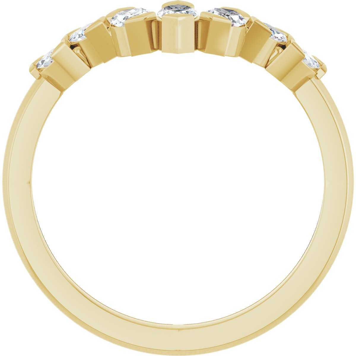 Maeve — 5 x 2.5 mm · 1/2 ctw, yellow gold
