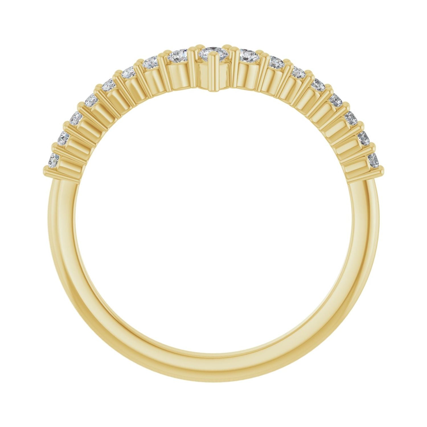 Chamomile — 3 x 2 mm, yellow gold